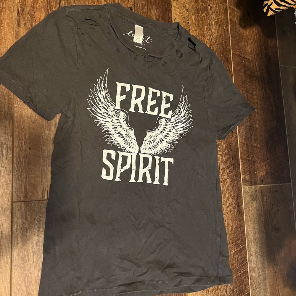Distressed tee the light blonde - FREE SPIRIT